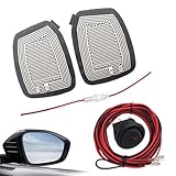 Auto-Seitenspiegel-Heizung, Auto-Seitenspiegel-Heizung, Entfrostung | Elektrischer Glasheizungs-Demister,Selbstklebendes Auto-Heizkissen für elektrische Seitenspiegel, Glas-Heizkissen, schnell aufheiz