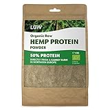 LOOV Rohes Bio Hanfproteinpulver, 1 kg, 50% Protein, konservierte Nährstoffe, lecker nussiger Geschmack, Bio-Anbau im nordischen Klima, pflanzlich veganes Proteinpulver, ohne Gentechnik