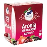 Aronia ORIGINAL Bio Aronia + Granatapfel Muttersaft | 3 Liter Direktsaft | Vegan, ohne Konservierungsstoffe, ohne Zuckerzusatz (lt. Gesetz)