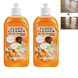 Powerful Decontamination Floor Cleaner,Bodenreiniger Flüssigkeit,Leistungsstarkes Reinigungsmittel,Fleckenentferner für Holzböden,2PcsMultipurpose Cleaner,Wood Floor Polishing Brightening Tile Cleaner