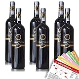 Cavino Deus Mavrodaphne Patra Likörwein, süß, sortenreines Weinpaket + VINOX Winecards (6x0,75l)