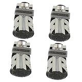 FUTUREORYY 4 Stück Teiliges Atmungsaktive Hundeschuhe für Kleine rutschfeste Outdoor Schuhe Bequeme und Langlebige Puppyschuhe für und Pfotenschutz