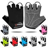 WESTWOOD FOX Fahrradhandschuhe Für Männer Halbfinger-Handschuheu rutschfest Nicht Atmungsaktiv Stoßdämpfend Mountainbike-Handschuhes Männers Frauen MTB-Handschuhe Unisex