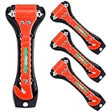 LIHAO 2X Auto Hammer Notfallhammer Gurtschneider Fenster Nothammer