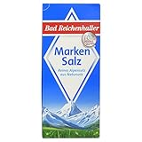 Bad Reichenhaller Marken Salz Reines Alpensalz aus Natursole, 500 g