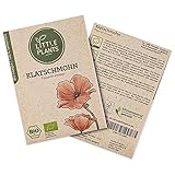 Little Plants BIO Klatschmohn Samen, 1400 Mohnsamen, hohe Keimrate, 100% Natürlich, BIO Samen Klatschmohn für Blumengarten Blumenbeet Hochbeet – BIO Mohnblumensamen Blumenwiese