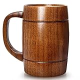 maßkrügen große tasse 500 ml holz bierkrug beste kaffeetassen maßkrug jumbo teetasse tasse Männer Frauen bierseidel geschenk tasse Wikingerbecher bier krüge