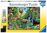 Ravensburger Kinderpuzzle - 12660 Tiere im Dschungel - Tier-Puzzle für Kinder ab 8 Jahren, mit 200 Teilen im XXL-Format
