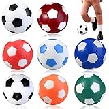 GOLDGE 8X Tischfußball Kickerbälle, Profi Tischkickerbälle, 32mm Tischfußball Bälle, Mini Tischkicker Bälle Kicker Bälle, Klein Tischfußballkicker Kugeln Fußballspiele für Kinder und Erwachsene (Bunt)
