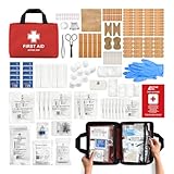 Active Era Premium Erste Hilfe Set - 180-teiliger Erste Hilfe Kasten - Notfall Ausrüstung inkl. Kühlpacks, Pflaster, Rettungsdecke für Zuhause, Reise oder als Erste Hilfe Set Outdoor - ISO 13485