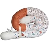 Bettschlange Länge 150cm ***Seitenschläferkissen, Stillkissen, Bettrolle (Indianerbärchen)