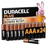DURACELL Plus AAA-Batterien (24er-Pack) – Alkaline-Batterien 1,5 V