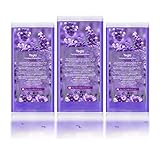 Teglu Paraffinwachs 3x 450g（1.35kg） für Paraffinbäder für Hände und Füße, Paraffinwax Lavendel