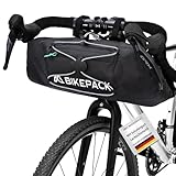 BIKEPACK Fahrradtasche Lenker - Ideale Lenkertasche Fahrrad für eBike, Rennrad & Gravel Bike Zubehör - Fahrradtasche vorne Lenker als perfekte Bikepacking Tasche: 100% wasserdicht, Premiummaterialien