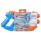 Super Soaker Twin Tide Wasserpistole doppelter Spritzpower Pump-Funktion großer 1,4L Wassertank einfaches Auffüllen