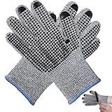 Schnittschutzhandschuhe, schnittfeste Arbeitshandschuhe, Arbeitsschutzhandschuhe Level 5 | Mehrzweckhandschuhe, messerfest, Schutzhandschuhe, dick für Damen
