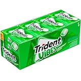 Trident Vibes Kaugummi Spearmint – 16 Packungen à 9 Stück (144 Stück gesamt) – Zuckerfreier Kaugummi für frischen Atem | 336 g