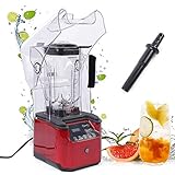 Begoniape Standmixer, 2200W Hochleistungsmixer Smoothie-Maker Blender Mixer, 5 Funktionen, 2.2L Behälter, Ideales Geschen, Geräuschreduzierendes Design Mixer