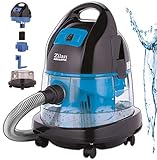 Zilan Wasserstaubsauger mit Wasserfilter Wassersauger H20 Saugleistung Staubsauger beutellos EEK A 2.000 Watt Vacuum Cleaner Bodenstaubsauger Beutelloser Staubsauger 360° Schlauch