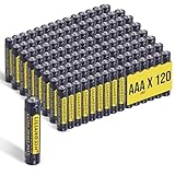 HD-Line 120er Pack AAA Micro LR03 Alkaline Batterien 1,5V – Langlebig und Leistungsstark – Ideal für Fernbedienungen, Spielzeug, Taschenlampen u.v.m.