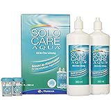 Solocare Solo Care Aqua Pflegemittel für weiche Kontaktlinsen, Systempack 2x360 ml, 1er Pack (1 x 720 ml)