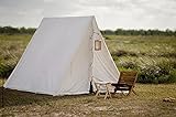 Military A - Tent groß, Reenactment Zelt, Keilzelt Frame Dog Tent Mittelalter