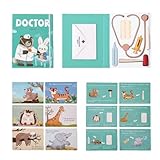 Kinder-Arztkoffer | Arztspielzeug Set | Arztkostüm Zubehör Mit Stethoskop Für Kindergarten Kinder