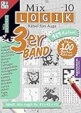 Mix-Logik 3er-Band Nr. 10: Rätsel fürs Auge (Mix Logik 3er-Band: Logik-Rätsel, Band 10)
