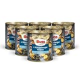 Buss Rustikale Gerichte - 4 Königsberger Klopse in Kapernsoße - Rustikal mit Kartoffeln und Zwiebeln - Lang haltbare Fertiggerichte zum schnellen Aufwärmen in Mikrowelle & Topf - 6 x 800g