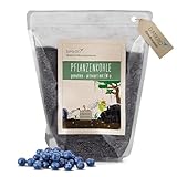 DIMIKRO Pflanzenkohle - fein gemahlen - mit Effektiven Mikroorganismen - für Terra Preta Schwarzerde und als Kompoststarter (5 l)