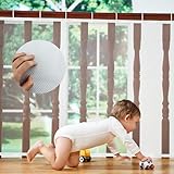 Erhöhtes Langlebiger Treppen Schutznetz Kinder, Geländer Sicherheitsnetz, Treppenschutznetz für Kinder, Safety Net, Treppe Geländer Zaun Mesh, Sicherheitsnetz für Balkon, Baby Balkonnetz (2m x 78cm)
