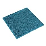 WohnDirect Badematte 45x45cm | Petrol - rutschfest & Waschbar - Badezimmerteppich zum Set kombinierbar, Badvorleger, WC Garnitur, Badteppich