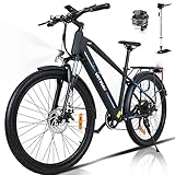 HITWAY E Bike E-Mountainbike 26 Zoll Pedelec Cityräder Elektrofahrrad,250W Motor,36V/12Ah Akku ebike,7/21 Gängen,bis 35-90km