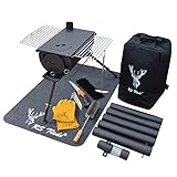 Zeltofen Thor Starter-Set Zeltheizung Holzofen Campingofen Campingkocher Zelt Kamin Ofen tragbar