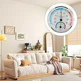 Analoges Thermometer Hygrometer Innenklima mit Komfortzonenanzeige, Kabelloses Raumfeuchtigkeitsmessgerät für die Klimakontrolle zu Hause, (6 Stück)