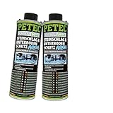 BandelOne enthält 2x1L PETEC Steinschlag Unterbodenschutz Kautschuk Überlackierbar Saugdose