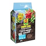 SANA® Qualitätsblumenerde - 0% Trauermücken - torffrei - 50% weniger Gewicht 40 L