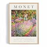 1M® Bilder - stilvoller Kunstdruck für dein Zuhause - Zimmer Deko Wohnzimmer & Schlafzimmer - moderne Wanddeko für schöne Wände - Poster - Wandbilder Made in Germany (Claude Monet, DIN A3)