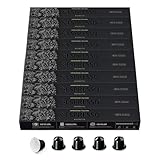 NESPRESSO ORIGINAL Ristretto, Dunkle Röstung, Kompatibel mit ORIGINAL Kapselmaschinen, Kapsel Set aus 100 Kaffeekapseln