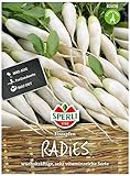82070 Sperli Premium Radieschen Samen Eiszapfen | Mild im Geschmack | Wuchsstark | Vitaminreich | Radieschen Saatgut