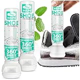 SULPO Schuhdeo Spray - Schuh für alle Schuhtypen, Reduziert Schweiß, Schuh Deo Spray Geruchsstop 2 x 100 ml