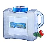 Wasserkanister mit Wasserhahn, Wassertank für Camping, 5 l/8 l, Campingfass mit Wasserhahn, tragbar, Wasserkanister mit Griff, Wasserreservoir für Outdoor, Camping, Wandern