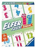 Ravensburger - 20947 Elfer Raus! Junior - Kartenspiel 2 - 6 Spieler, Spiel ab 5 Jahren für Kinder und Erwachsene, Zahlenraum 1-20