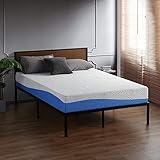 Olee sleep 25cm Memory Foam Matratze / Kaltgelschaum / Öko-Tex / CertiPUR-US / Komfortable Matratze / Rollmatratze / 3 Schichten / 90 x 200cm / Twin / Blau