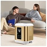 Medizinischer Wasserstoff-Inhalator Maschine - 600/900ml/min Tragbares H2 Therapiegerät, 99,99% Ultrareines H2 für Kliniken