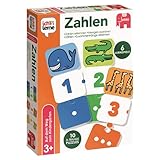 Jumbo Spiele 19547 ich lerne Zahlen - Lernspiel für Kinder ab 3 Jahren für 1 bis 4 Spieler Mehrfarbig One Size
