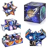 Euclidean Cube Sternenwürfel Zauberwürfel-Set, Verwandlungswürfel Magische Puzzle-Würfel für Kinder und Erwachsene (Galaxiewürfel)