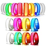DIELIANHUA 8 Stück LED Armband, Leuchtarmband, Blinkende Armbänder, Leuchtband Joggen, LED leucht Armbänder, Partyzubehör für Partys, Festivals, Konzerte, Nacht, Sport, Camping