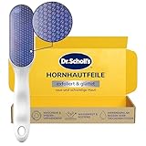 Scholl Nano Glas Fussfeile und Hornhautentferner - Komfortable, sanfte Entfernung von harter Haut und Hornhaut
