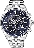 Citizen Herren Chronograph Eco-Drive Armbanduhr mit Edelstahl Armband